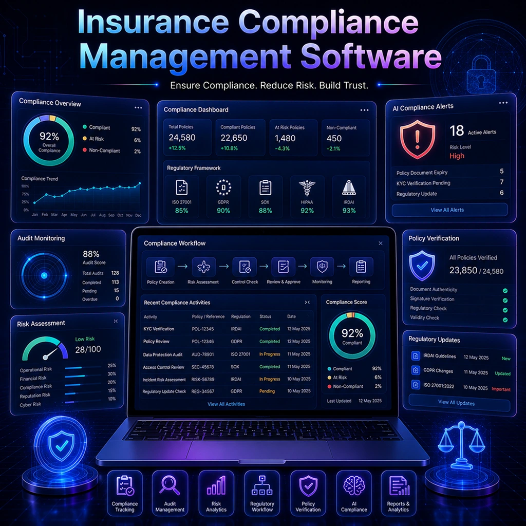 Insurance compliance management software development